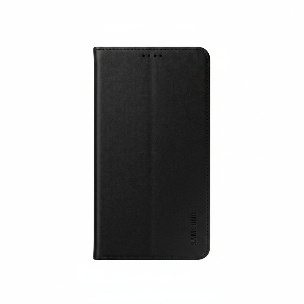 Samsung Wallet Flip Cover Galaxy A25 Schwarz – Frontansicht