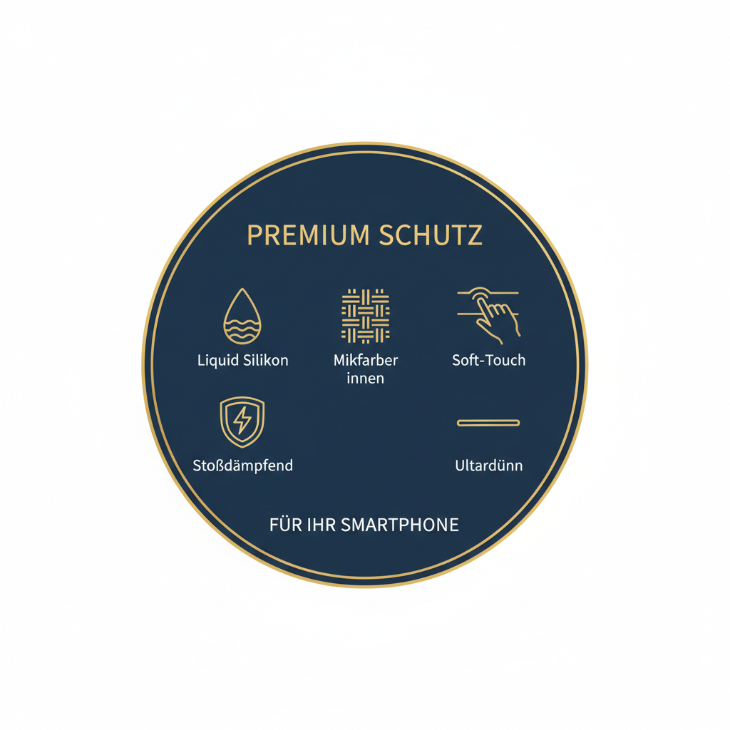 anco Liquid Silicone Case – Liquid Silikon, Mikrofaser, Soft-Touch, Stoßdämpfend, Ultradünn