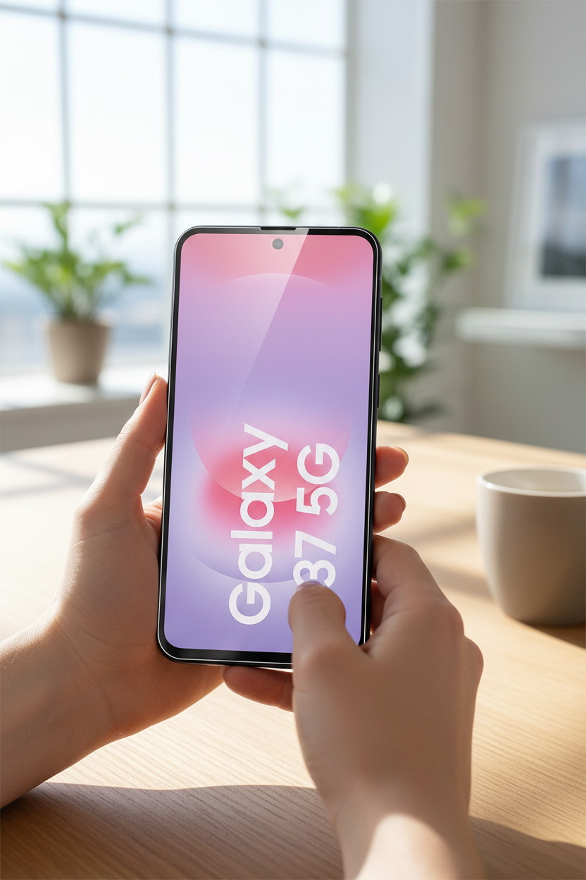 Lifestyle – Galaxy A37 in Use