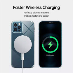 OKKES MagSafe kompatible Hülle für Apple iPhone 15 Pro Max – Magnetisches Case