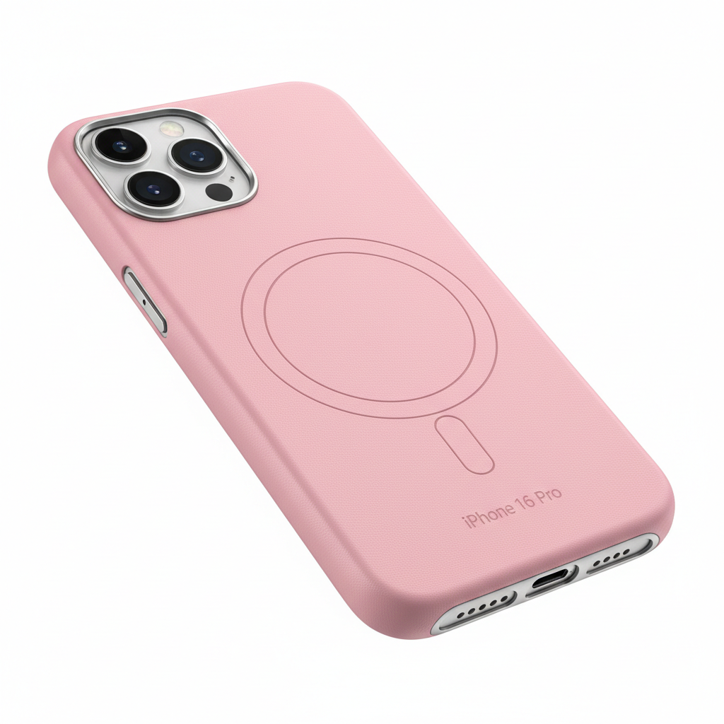 MagSafe PU Leder Hülle für iPhone 16 Pro – Magnetisches Case