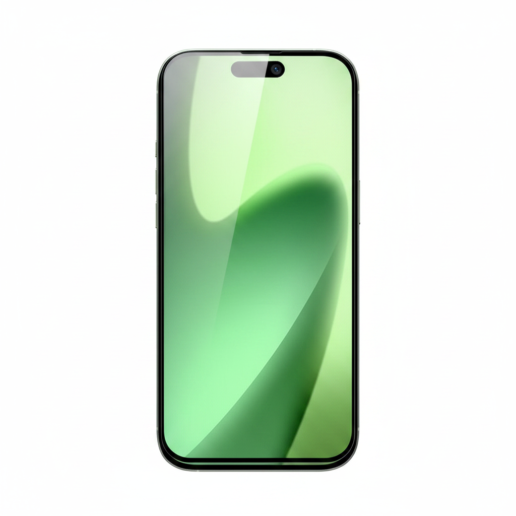 Matt Panzerglas auf iPhone hell