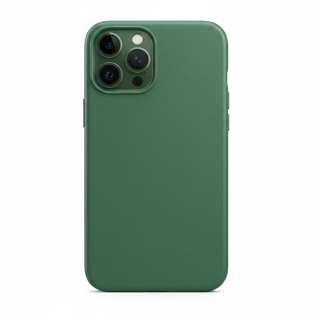 MagSafe PU Leather Case für Apple iPhone 16 Pro Max – Fire Green
