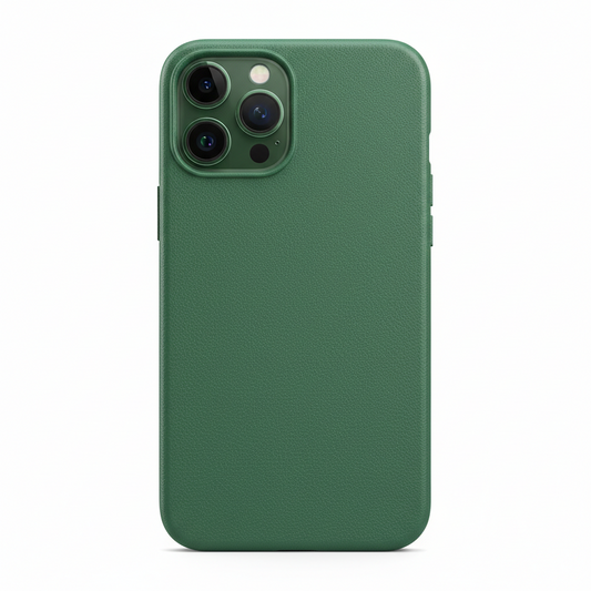 MagSafe PU Leather Case für Apple iPhone 16 Pro Max – Fire Green