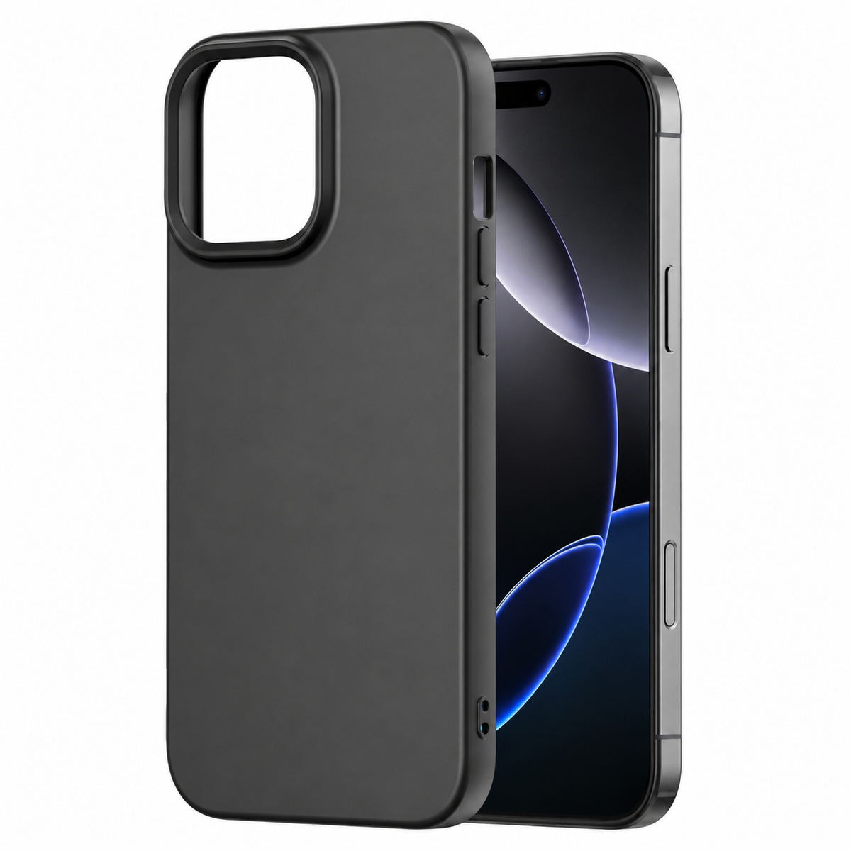 Schwarzes okkes Basic TPU Case für Samsung Galaxy A17 4G, A17 5G, A18 4G und A18 5G