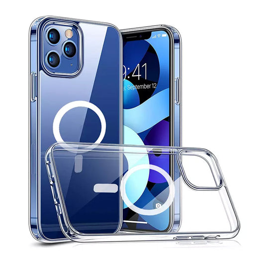 okkes® MagSafe TPU Hülle für Apple iPhone 14 Pro Max mit Magnetring