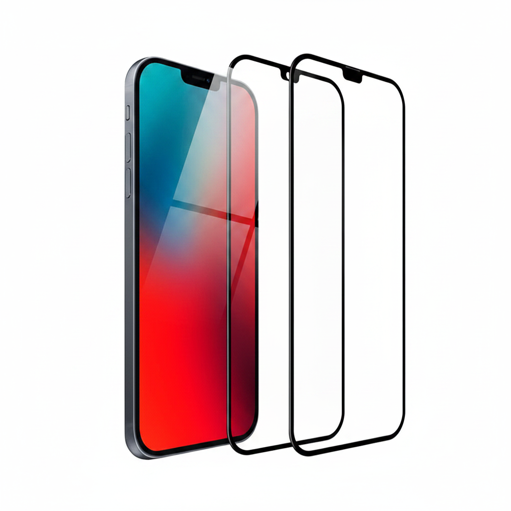 Zwei okkes 3D-Panzergläser für iPhone 17 Pro Max