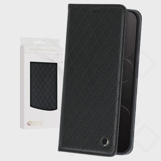 anco Bookcase Style Magnetic für Apple iPhone Air – Handyhülle Wallet Case mit Kartenfach & Magnetverschluss